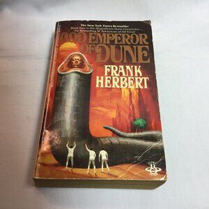 God Emperor of Dune Paperback Frank Herbert 6th Berkley Printing GOOD